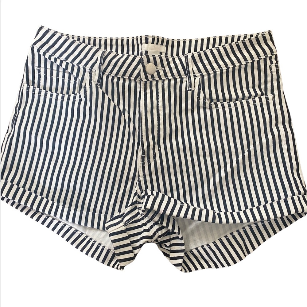 H&M stripped shorts. Size 8